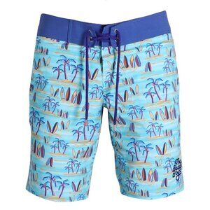 NWT Vilebrequin Mailey “The Beach Boys” Collab Lined Swim Board Shorts XXXL